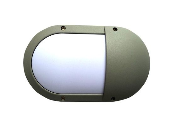 ประเทศจีน Grey Oval Outdoor LED Ceiling Light 280mm IP65 Aluminum Slim RGB Panel Light ผู้ผลิต