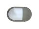 PF 0.9 CRI 80 Corner Bulkhead Outdoor Wall Light For Bathroom Milky PC Cover ผู้ผลิต